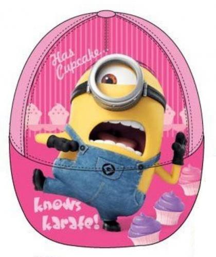 Minions Kinderbaseballmtze - Typ: Karate Pink - Gre: 54cm