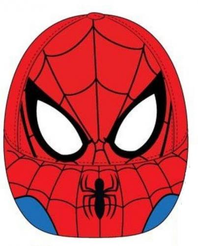 Marvel Spiderman Kinderbaseballmtze - Typ: Spinne Rot - Gre: 54cm 