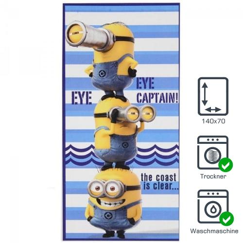 Handtuch Bad Minions - Typ: Eye Eye Caption