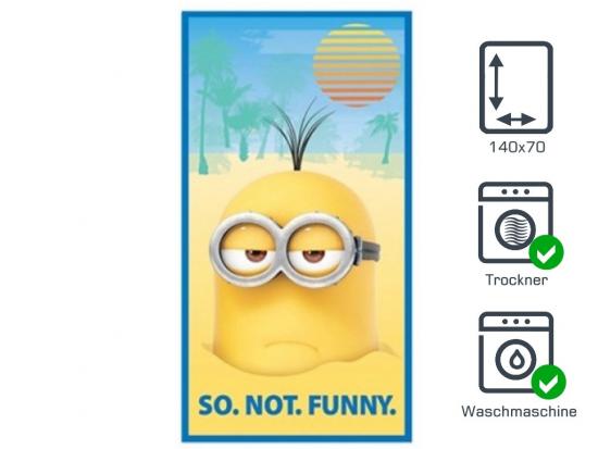 Handtuch Bad Minions - Typ: SO. NOT. FUNNY.