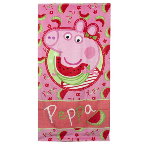 Peppa Wutz/Peppa Pig Handtuch Bad - Typ: Pink/Rot