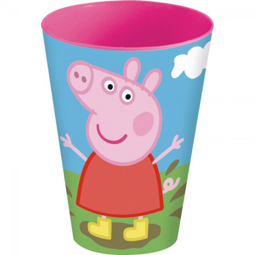 Plastiktassen/Plastikbecher Peppa Wutz, PAW Patrol - Typ: Peppa Pig Becher