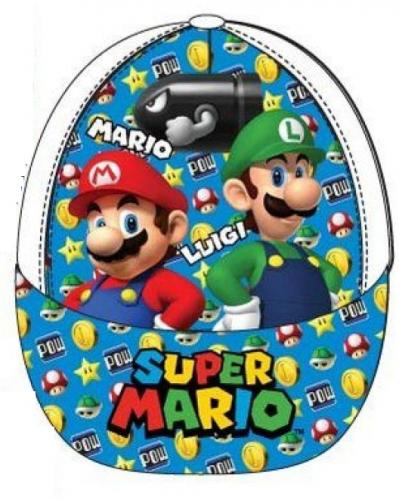 Nintendo Super Mario Kinderbaseballmtze - Typ: Mario Luigi Wei - Gre: 52cm