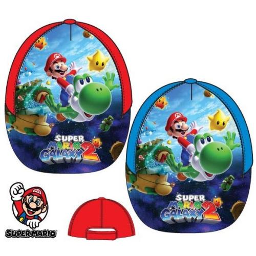 Nintendo Super Mario Kinderbaseballmtze - Typ: Super Mario Galaxy Rot - Gre: 52cm