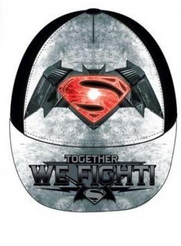DC Universe Superman & Batman Kinder Baseballcap, Mtze, Strandmtze - Auswahl: Batman und Superman Schwarz - Gre: 52cm