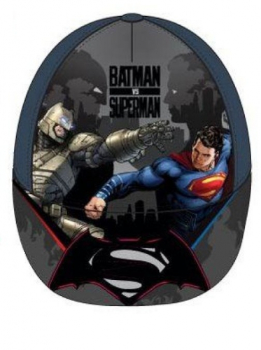 DC Universe Superman & Batman Kinder Baseballcap, Mtze, Strandmtze - Auswahl: Batman gegen Superman Dunkelblau Schwarz - Gre: 52cm
