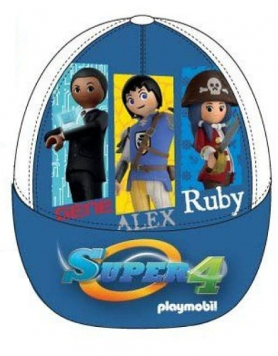 Playmobil Kinderbaseballmtze - Typ: Wei - Gre: 52cm