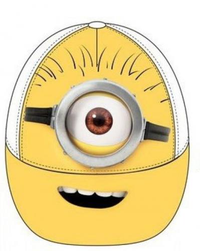 Minions Kinderbaseballmtze - Typ: Einauge Wei - Gre: 52cm
