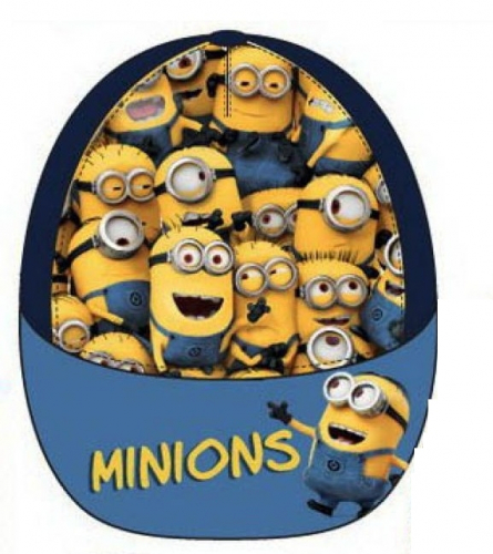 Minions Kinderbaseballmtze - Typ: Miniongruppe Blau  - Gre: 52cm