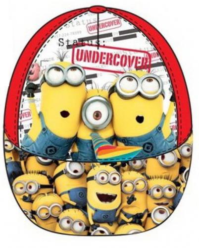 Minions Kinderbaseballmtze - Typ: Undercover Rot - Gre: 52cm