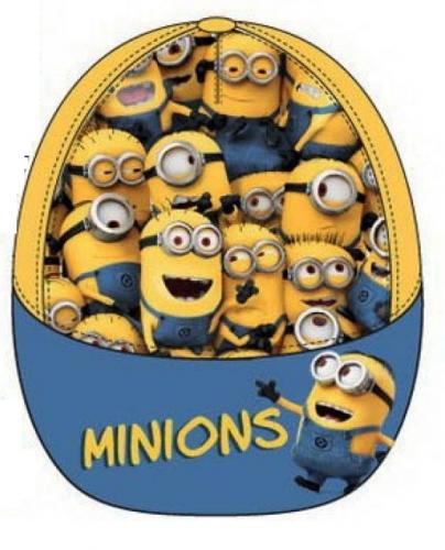 Minions Kinderbaseballmtze - Typ: Miniongruppe Gelb  - Gre: 52cm