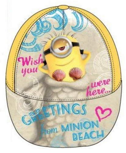 Minions Kinderbaseballmtze - Typ: Greetings Gelb - Gre: 52cm
