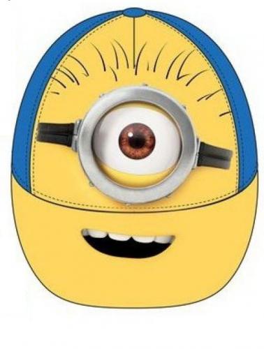 Minions Kinderbaseballm�tze - Typ: Einauge Blau - Gr��e: 52cm