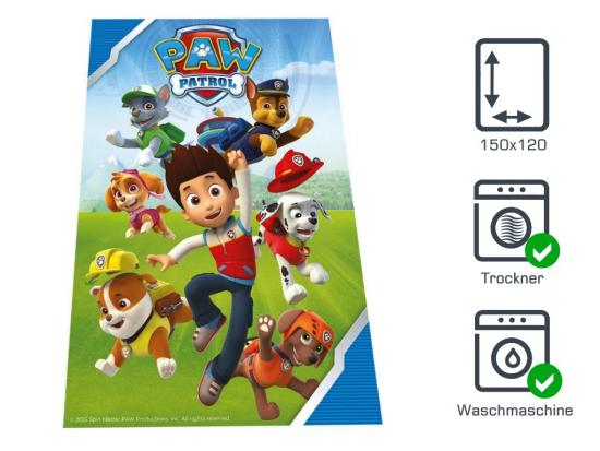 Paw Patrol Fleecedecke Paw/Pat Patrol - Typ: Rennen - Gr��e: 120 x 150 cm