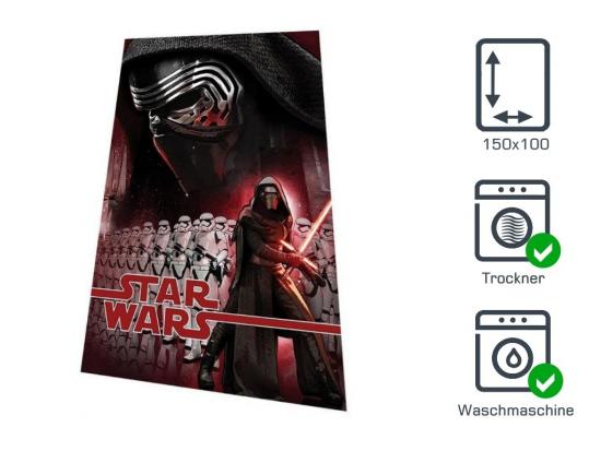 Fleecedecke Star Wars - Typ: Kylo  - Gr��e: 100 x 150 cm