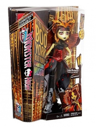 Monster High MONSTER HIGH Puppe 24cm Figur Boo York - Typ: Luna Mothews