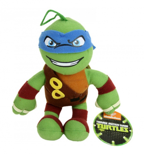 Turtles NINJA TURTLES TMNT Pl�sch Stoff 20cm Pl�schtier Stofftier - Typ: Leonardo (Blau)