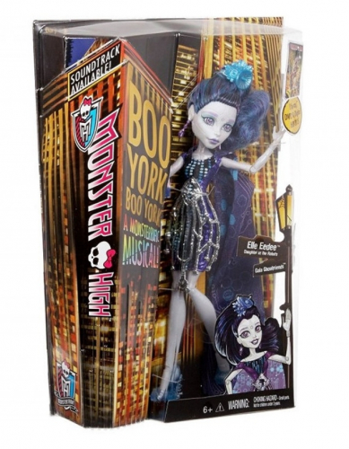 Monster High MONSTER HIGH Puppe 24cm Figur Boo York - Typ: Elle Eedee