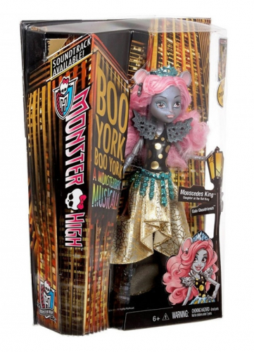 Monster High MONSTER HIGH Puppe 24cm Figur Boo York - Typ: Mouscedes King