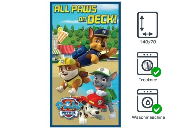 Paw Patrol Handtuch PAT/PAW PATROL - Typ: All Paws on Deck