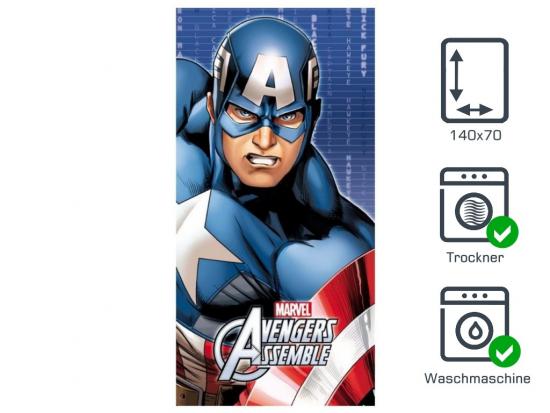 Marvel Handtuch Bad Avengers 140x70 - Typ: Captain America 