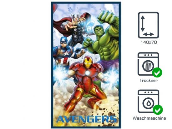 Marvel Handtuch Bad Avengers 140x70 - Typ: 4er Gruppe