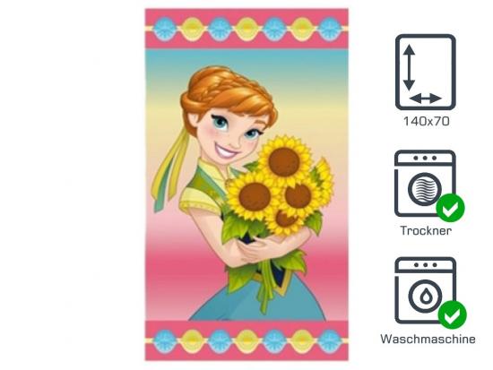 Disney Die Eisknigin Frozen Klassik Handtuch - Typ: Anna Sonnenblumen
