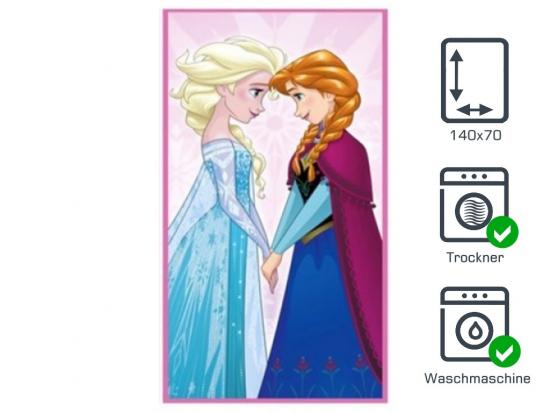 Disney Die Eisknigin Frozen Klassik Handtuch - Typ: Schwestern Rosa