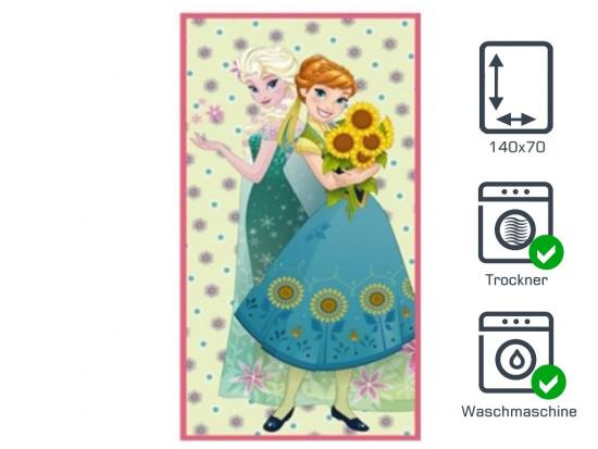Disney Die Eisknigin Frozen Klassik Handtuch - Typ: Schwestern Sonnenblumen