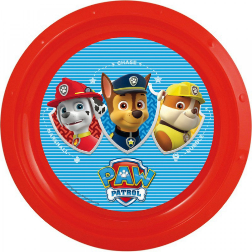 Paw Patrol PAW PATROL Teller aus Kunststoff 21cm - Menge: 1