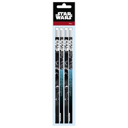 Disney Star Wars Bleistifte (inkl. Radiergummi) - Menge: 1 Packung