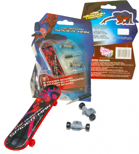 Marvel The AMAZING SPIDER-MAN Finger Skateboard 10cm Spiderman