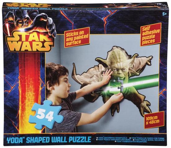 Star Wars STAR WARS leuchtendes Wandpuzzle GITD Puzzle Deko Yoda Darth Vader Luke Skywalker - Typ: 109cm (Yoda)