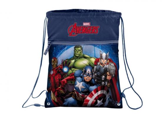 Marvel MARVEL Sportbeutel Turnbeutel 34cm Spider-Man Avengers Hulk Thor Iron Man Captain America - Typ: Avengers
