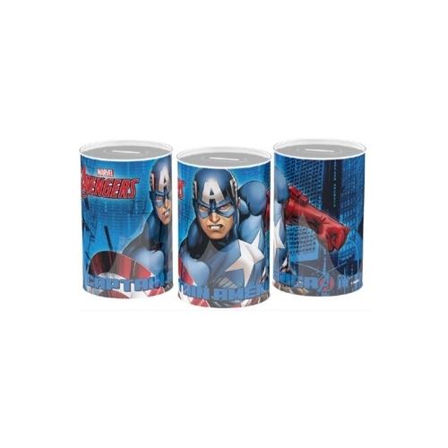 Marvel MARVEL AVENGERS Spardose Metall 10cm Captain America Hulk Iron Man Thor - Typ: Captain America