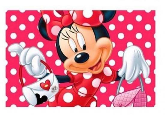 Disney Minnie Maus / Mickey Maus Platzdeckchen - Typ: Minnie Maus mit 2 Taschen