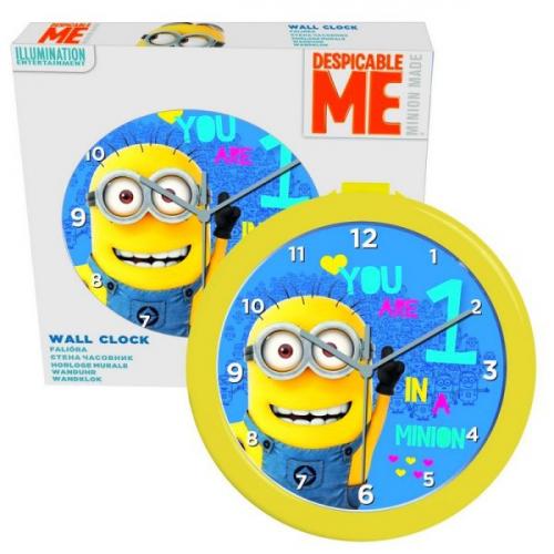 Wanduhr Minions