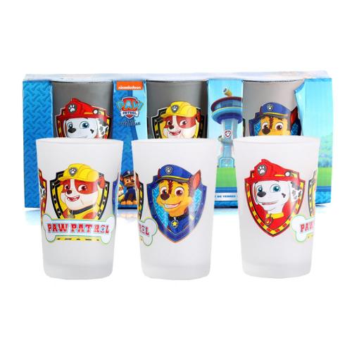 Paw Patrol PAW PATROL Frosted Glserset - 3 Glser 23cl