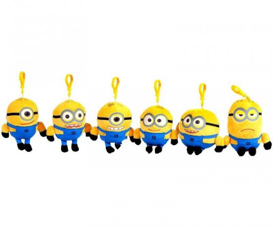 Minions Taschenanh�nger Bagclip 13cm - Auswahl: Typ 6