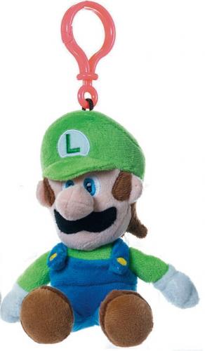 Nintendo Super Mario / Luigi Plsch Bagclip 18cm - Auswahl: Luigi