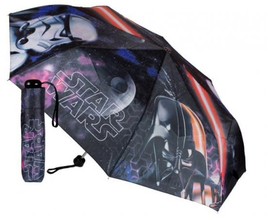 Regenschirm Star Wars 48 cm Taschenschirm faltbar - Auswahl: Darth Vader