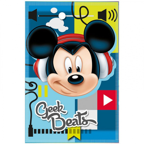 Disney Mickey Maus Fleecedecke - Auswahl: Geek Beats - Gr��e: 100 x 140 cm