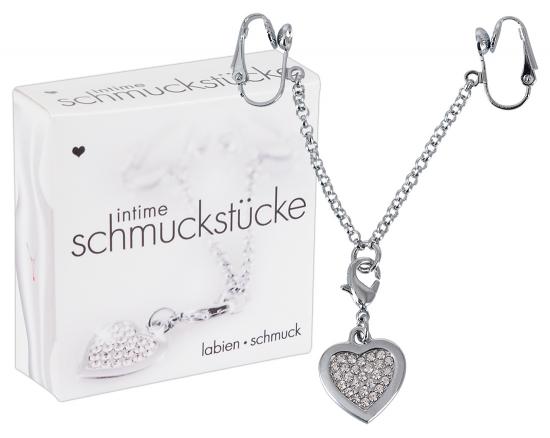 Orion Intimkette Herz - Farbe: silber - Menge: 1Stck