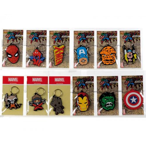 Marvel Wunder-Held 2D-Taste Schlsselanhnger - Motiv: Unten 6