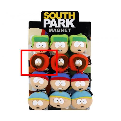 South Park Pl�sch K�hlschrankmagnete 7cm - Auswahl: Kenny