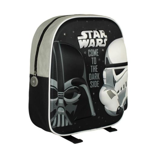 Rucksack 31cm 3D-Look STAR WARS BATMAN SUPERMAN DISNEY FROZEN - Typ: Star Wars (Dath Vader und Sturmtruppler))