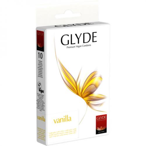 Glyde 10er - Auswahl: Vanille elfenbein + aromatisiert / 52-54mm