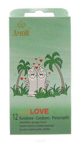Amor Kondome 12er - Auswahl: wild LOVE - Menge: 1 Packung