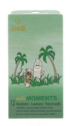 Amor Kondome 12er - Auswahl: wild MOMENTS - Menge: 1 Packung