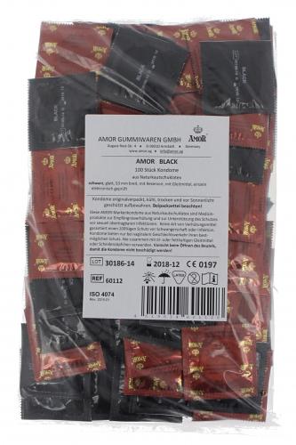 Amor Kondome 100er - Auswahl: BLACK